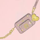 Girls Pink Crossbody Bag Sweatshirt, 2, hi-res