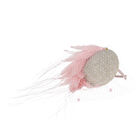 Girls Pink Feather Headband, 1, hi-res