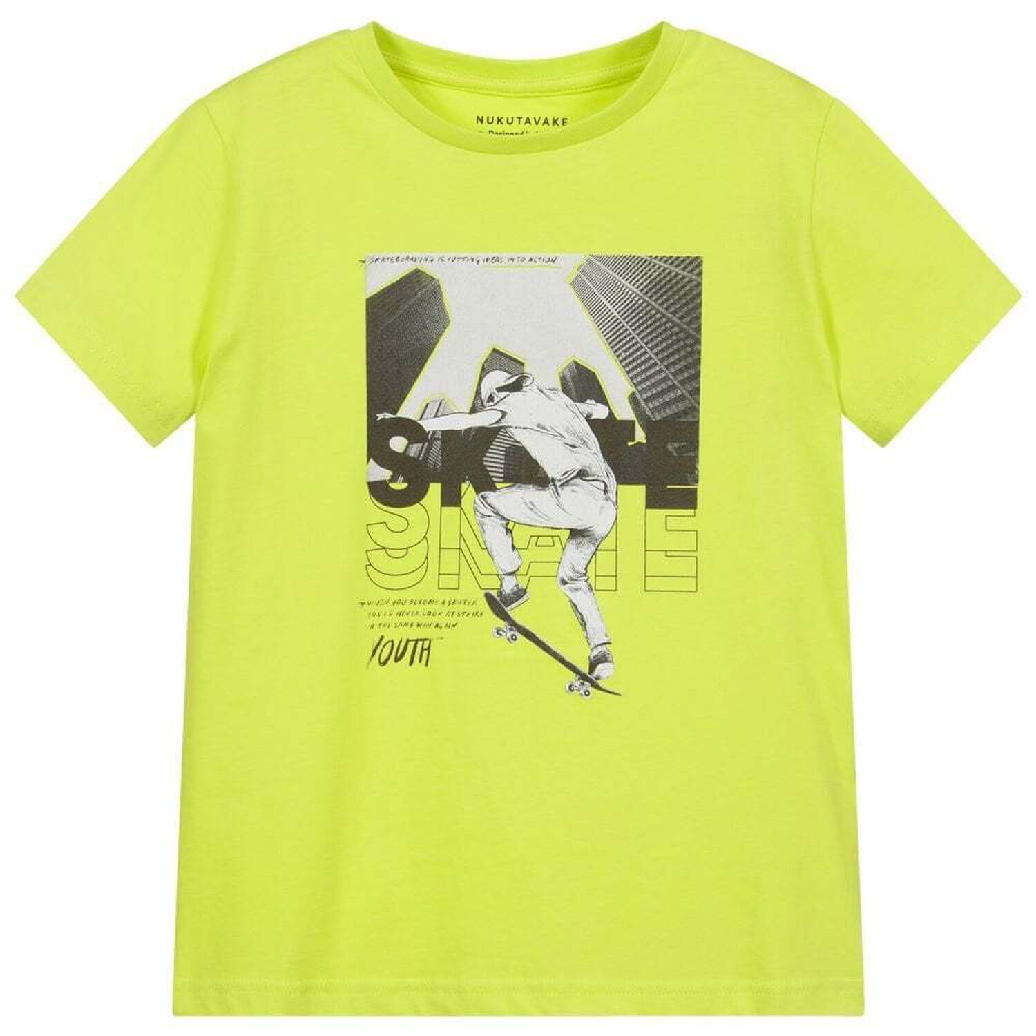 Boys Neon Green T-Shirt, 1, hi-res