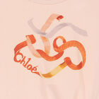 Girls Pink Ribbon Logo T-Shirt, 1, hi-res