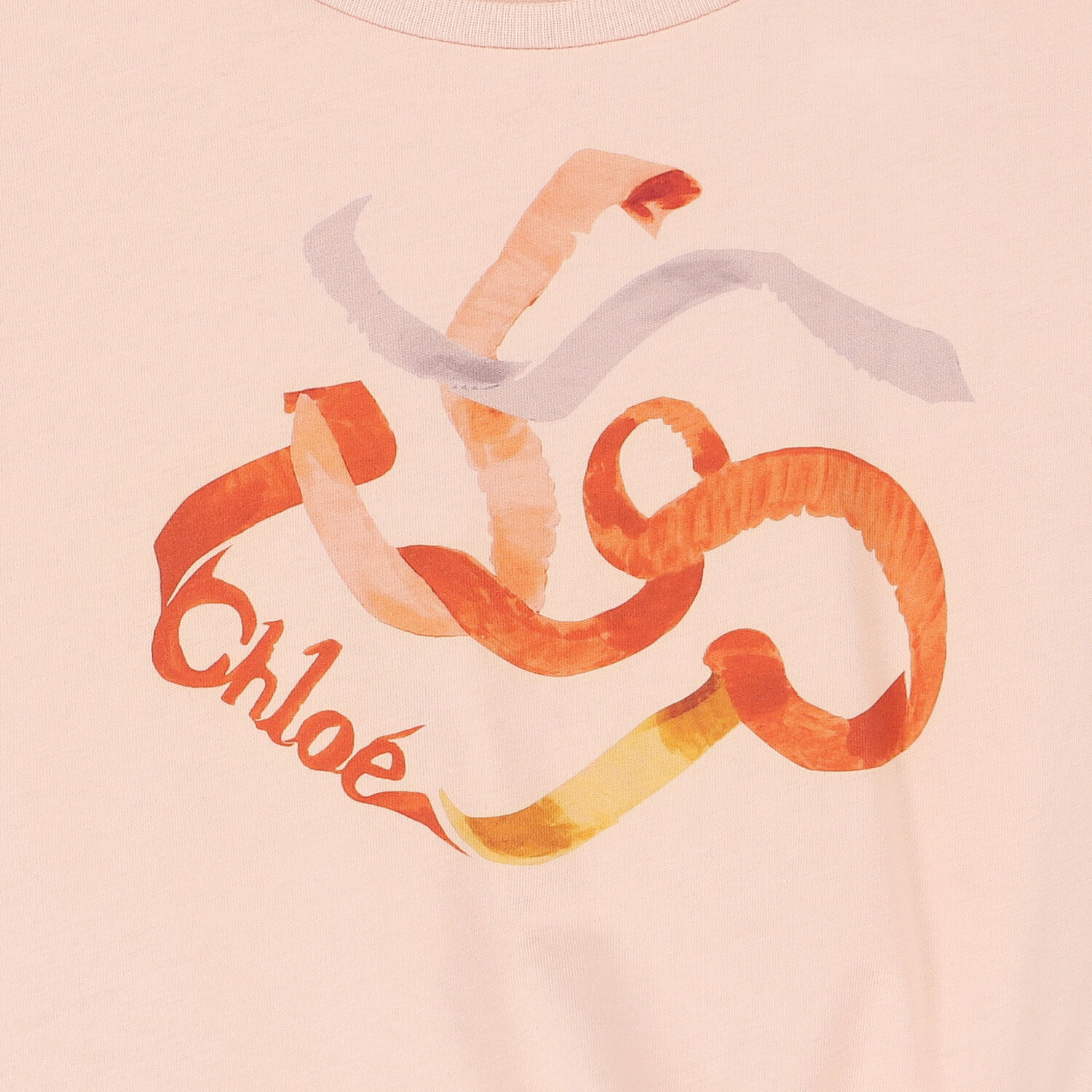 Girls Pink Ribbon Logo T-Shirt, 1, hi-res