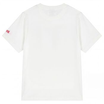 Boys White Shark T-Shirt