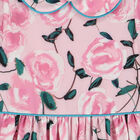 Girls Pink Floral Dress, 1, hi-res