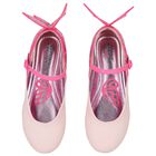 Girls Pink Butterfly Shoes, 1, hi-res