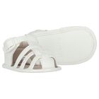 Baby Boys White Sandals, 1, hi-res