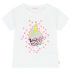 Girls White Cup Cake T-Shirt, 1, hi-res