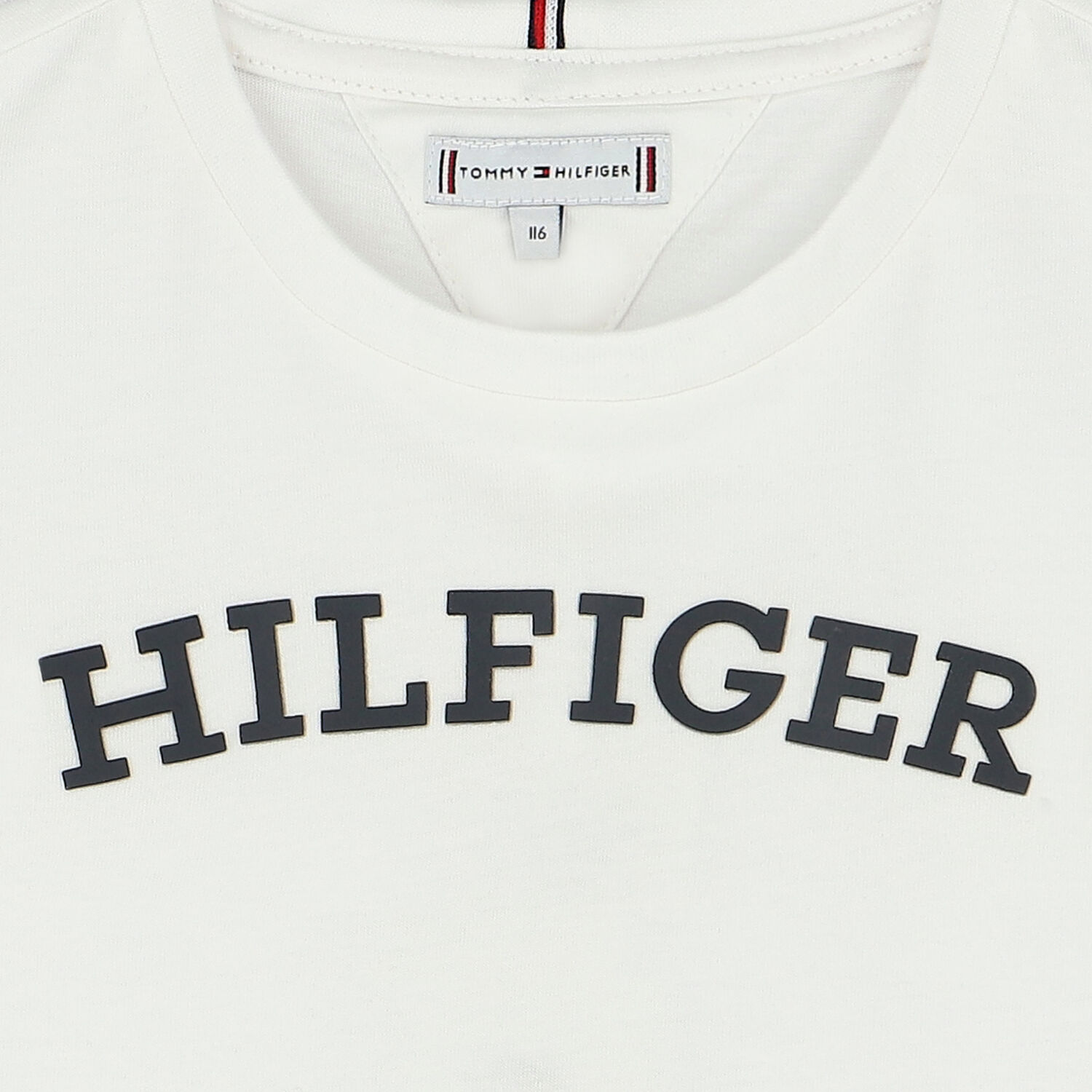 Girls White Logo T-Shirt, 1, hi-res