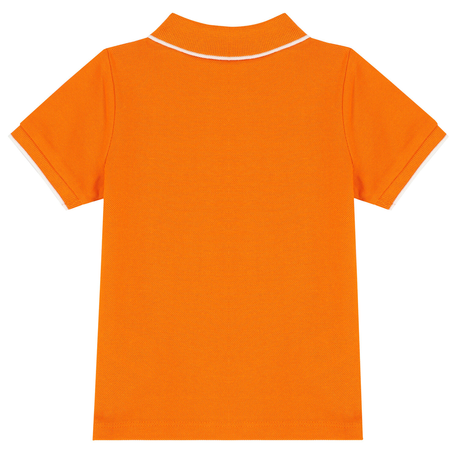 Younger Boys Orange Logo Polo Shirt, 3, hi-res