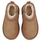 Younger Girls Chestnut Brown Classic Ultra Mini Suede Boots, 1, hi-res