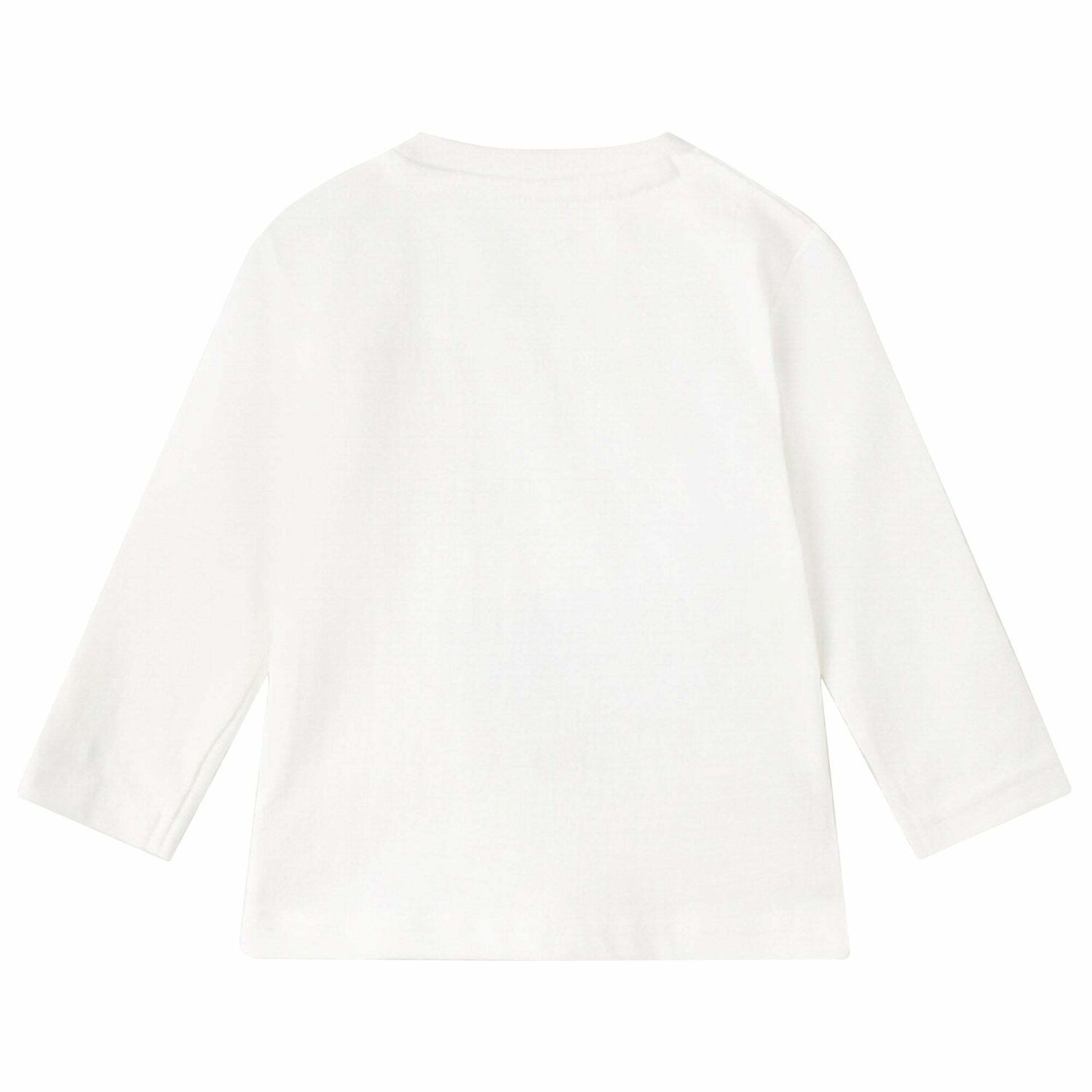 Younger Boys Ivory Bag Long Sleeve Top, 1, hi-res