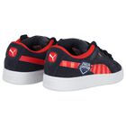 Boys Navy Blue Suede Super Puma Trainers, 1, hi-res