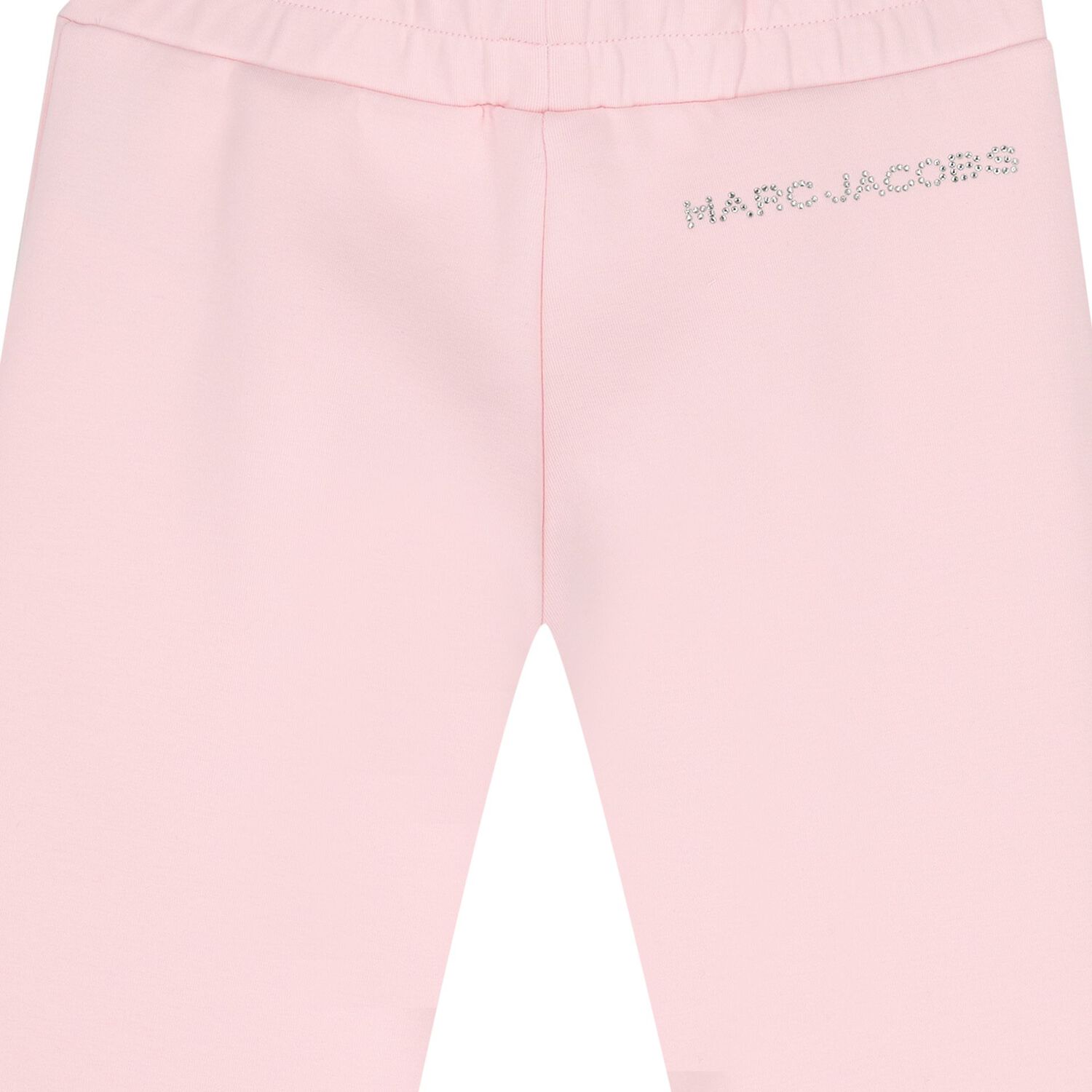 Girls Pink Embellished Logo Joggers, 1, hi-res