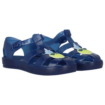 Navy Blue Jelly Sandals