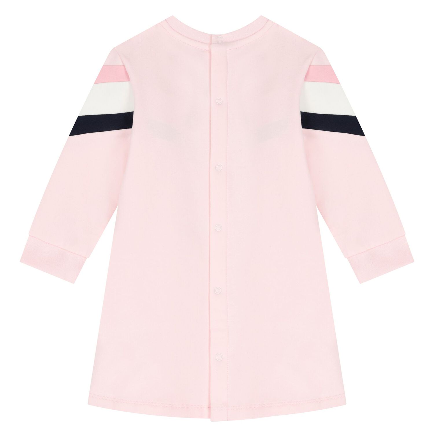 Younger Girls Pink Logo Dress, 1, hi-res
