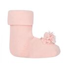 Baby Girls Pink Headband & Socks Set, 2, hi-res
