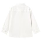 Baby Boys White Shirt, 1, hi-res