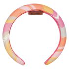Girls Pink & Orange Zig Zag Headband, 1, hi-res