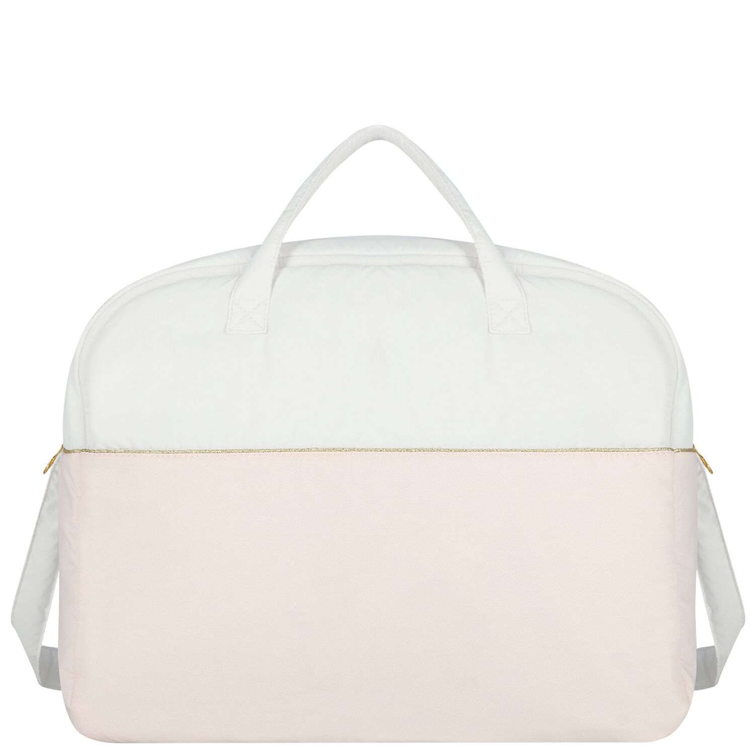 Baby Girls White & Pink Logo Changing Bag, 2, hi-res