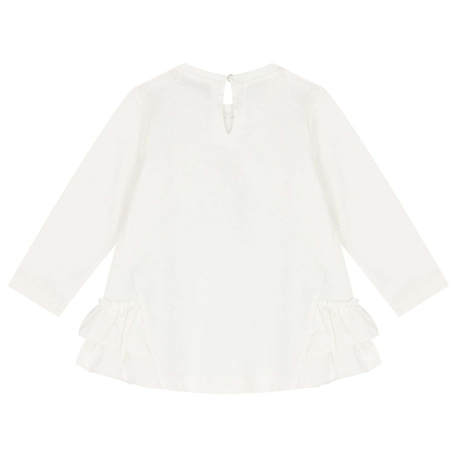 Younger Girls Ivory & Pink Headphones Leggings Set, 1, hi-res