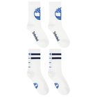 Boys White Logo Socks ( 2-Pack ), 1, hi-res