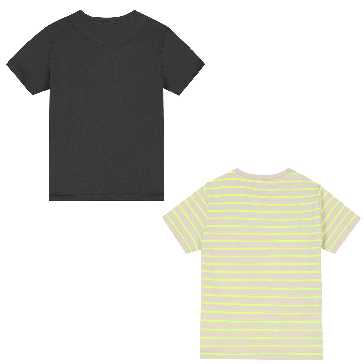 Boys Beige & Grey T-Shirts ( 2-Pack ), 1, hi-res
