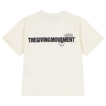 Ivory Logo Saudi Oversized Fit T-Shirt