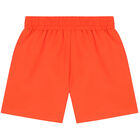 Boys Red Logo Swim Shorts, 2, hi-res