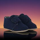 Baby Boys Navy Pre Walker Shoes, 1, hi-res