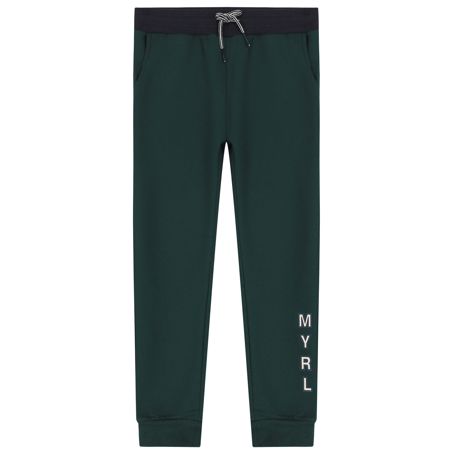 Boys Navy & Green Logo Tracksuit, 1, hi-res