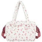 Baby Girls White & Pink Waterproof Baby Changing Bag, 2, hi-res