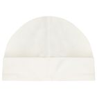 Baby Girls Ivory Logo Hat, 1, hi-res