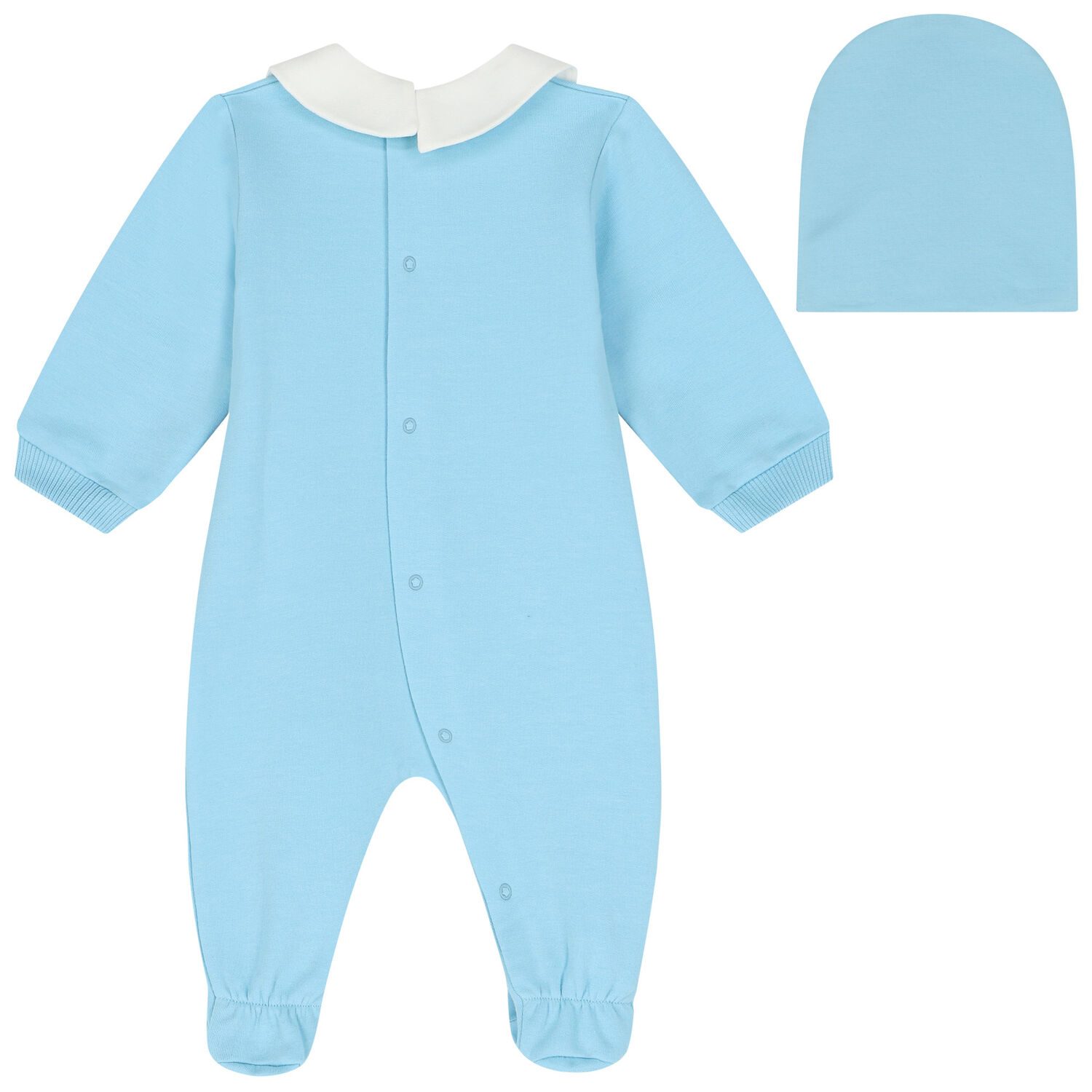 Blue Teddy Bear Logo Babygrow Gift Set, 2, hi-res