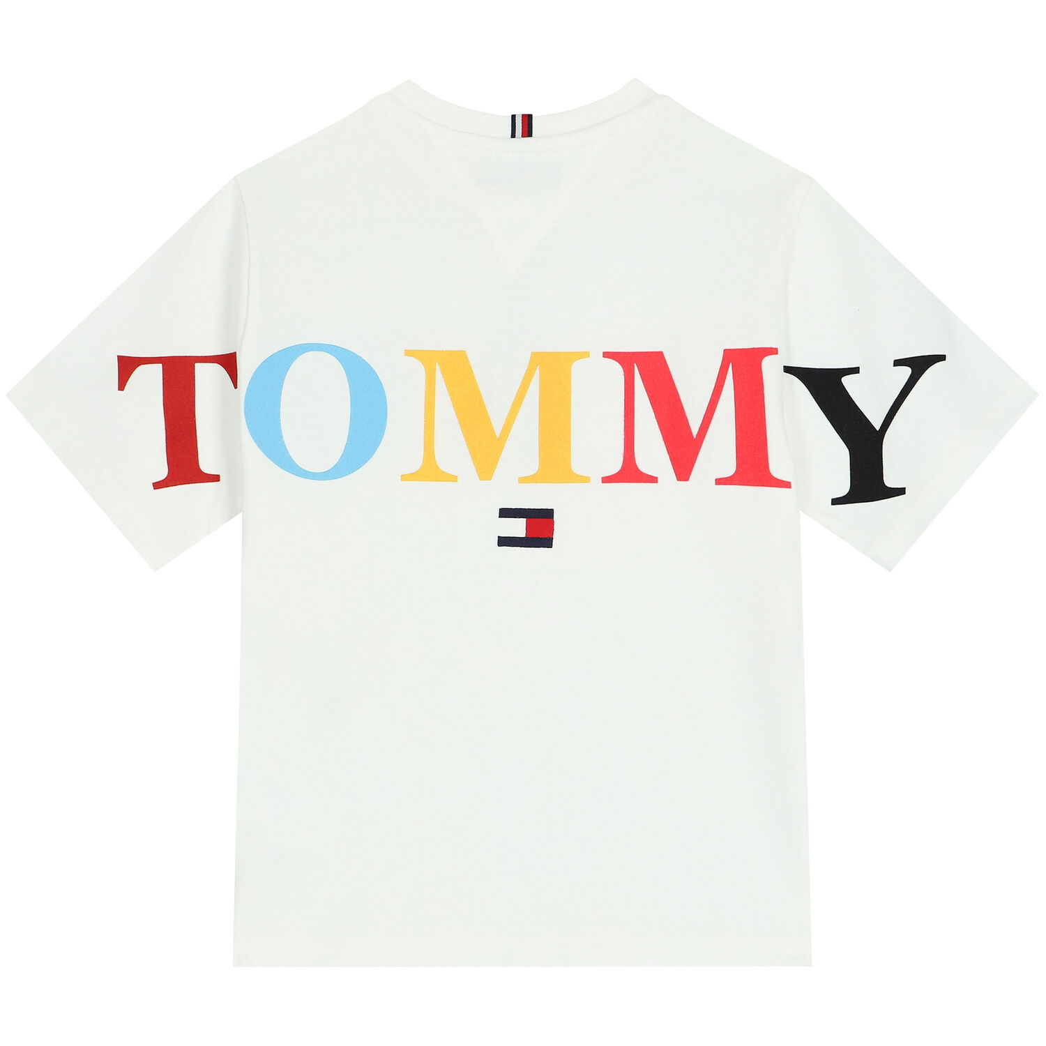 Boys White Logo T-Shirt, 2, hi-res