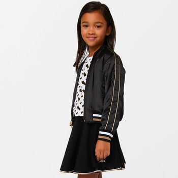 Girls White Logo T-Shirt