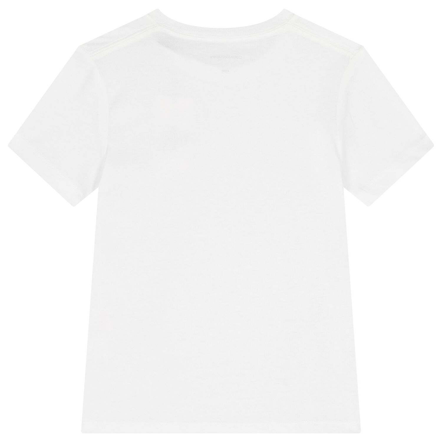 Boys White Logo T-Shirt, 2, hi-res image number null