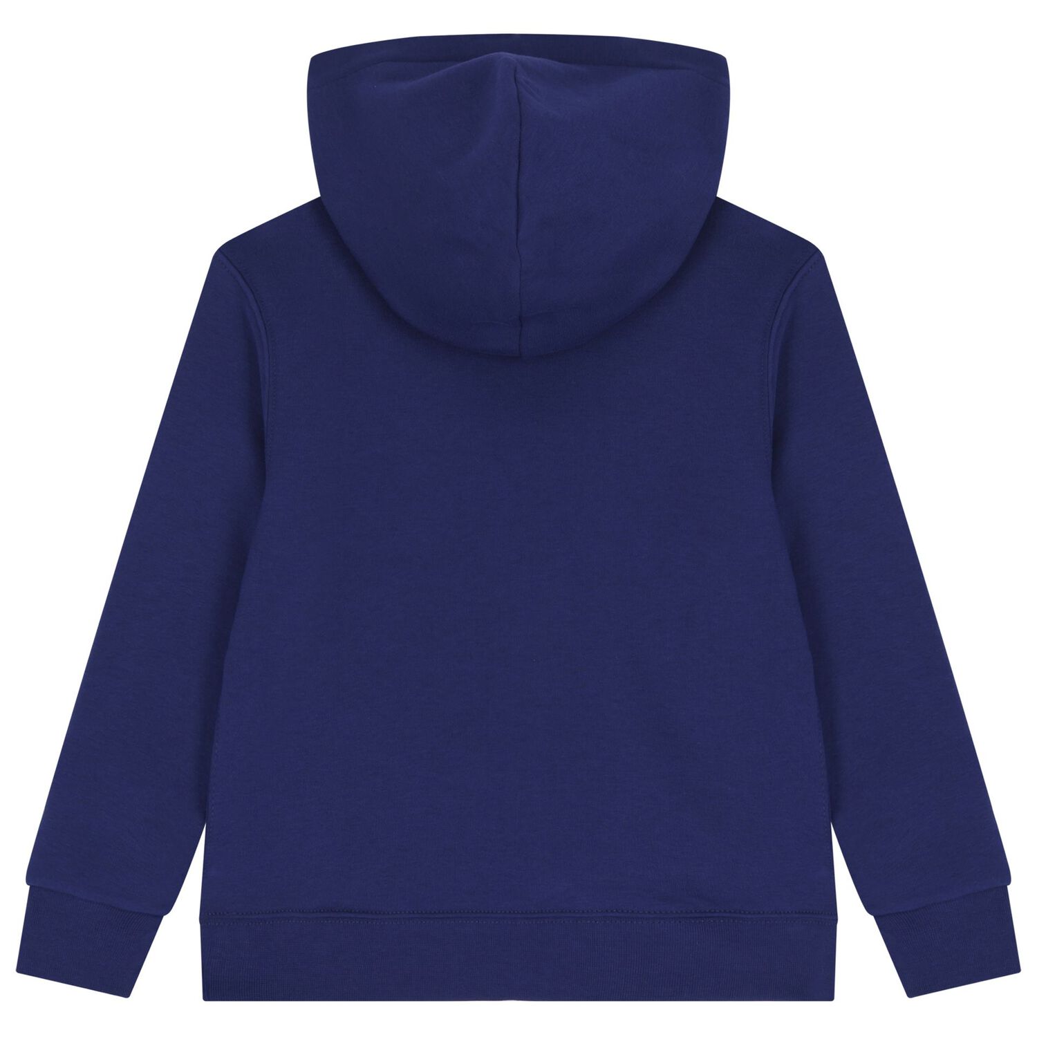 Boys Blue Polo Bear Logo Hooded Top, 1, hi-res