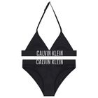 Girls Black Logo Bikini, 1, hi-res