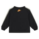 Younger Boys Black Logo Tracksuit, 1, hi-res