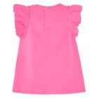 Younger Girls Pink Dress, 1, hi-res