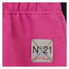 Girls Pink Jersey Skirt, 1, hi-res