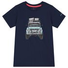 Boys Navy Blue Logo T-Shirt, 1, hi-res
