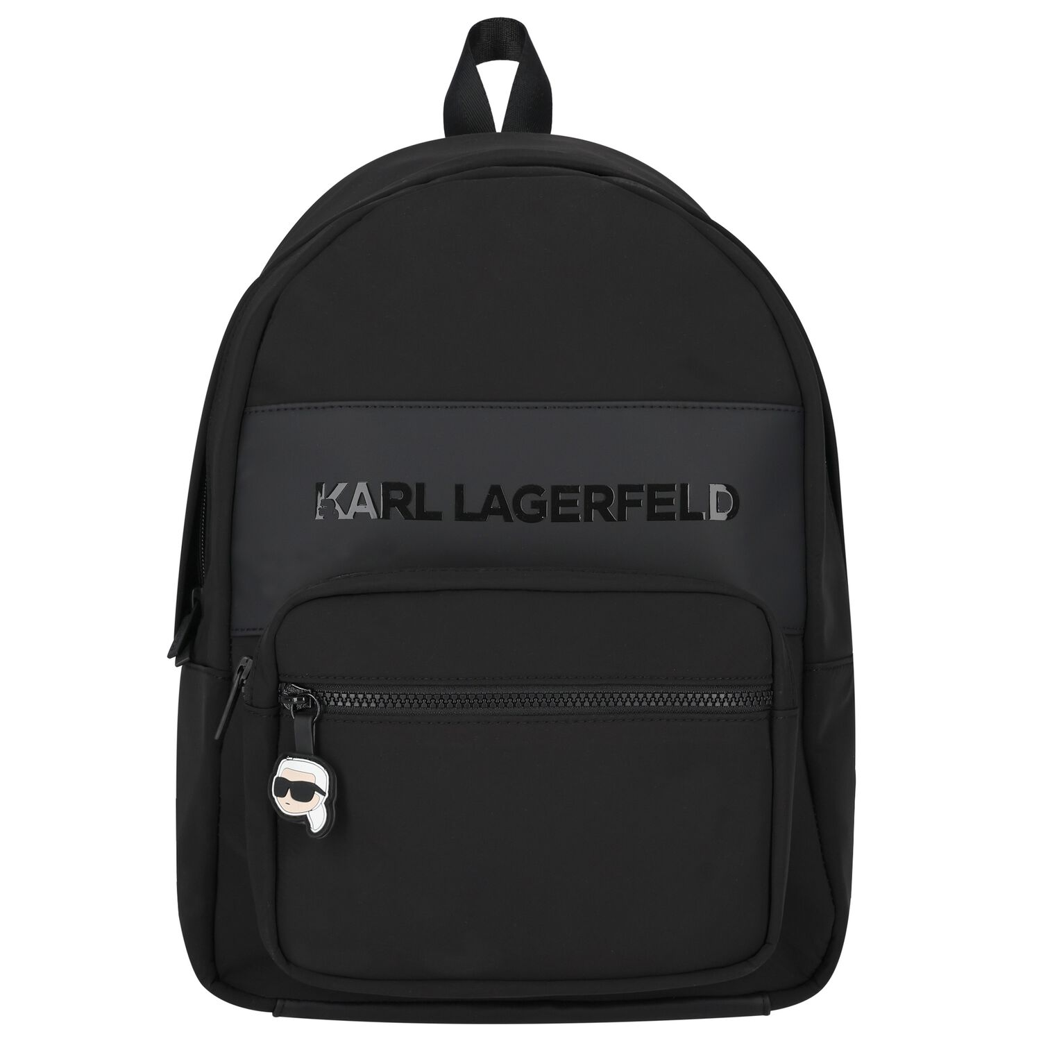 Boys Black Logo Backpack, 1, hi-res image number null