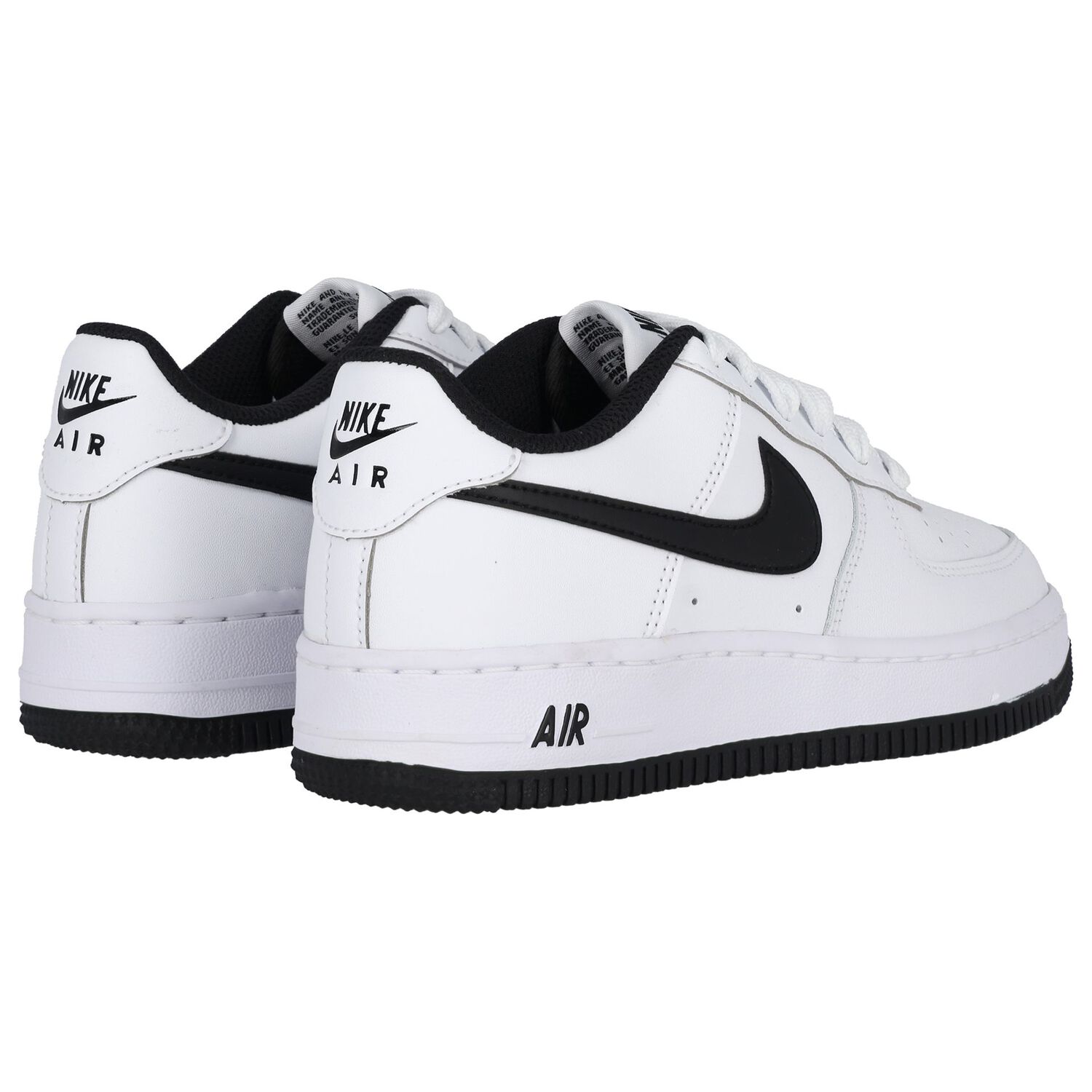 White & Black Air Force 1 Trainers, 1, hi-res