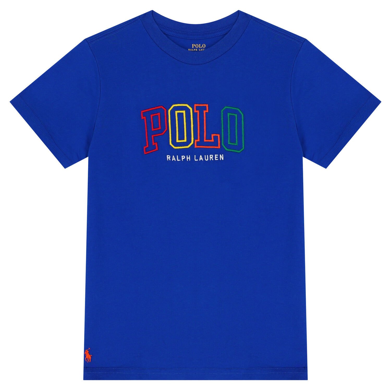 Boys Blue Logo T-Shirt, 2, hi-res