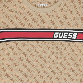 Boys Beige Logo T-Shirt