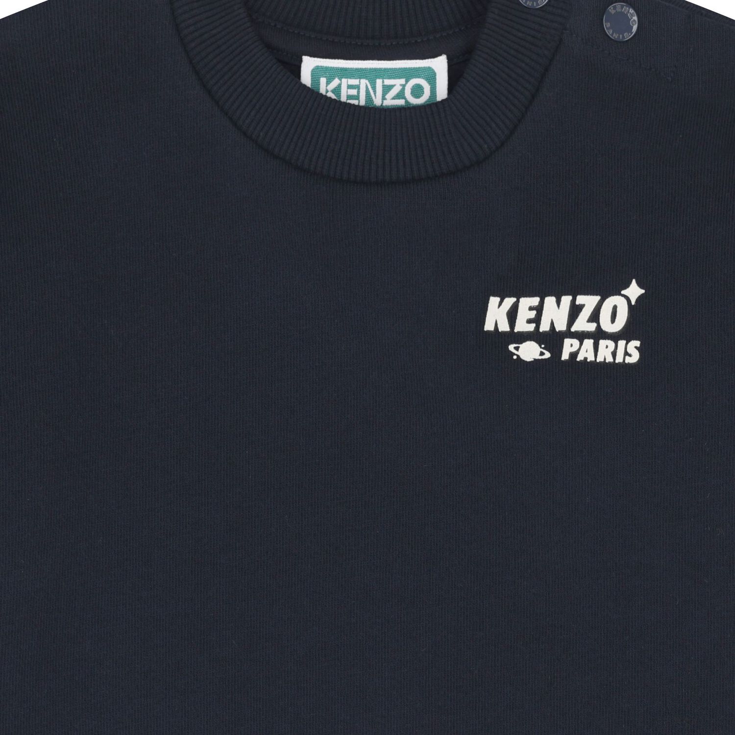 Younger Boys Navy Blue Tiger Logo Sweatshirt, 1, hi-res