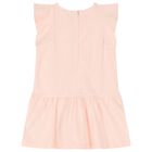Younger Girls Pink Logo Dress, 2, hi-res