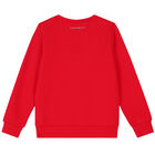 Boys Red Logo Sweatshirt, 2, hi-res