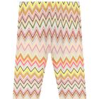 Girls Multi-Colored Zig Zag Leggings, 1, hi-res
