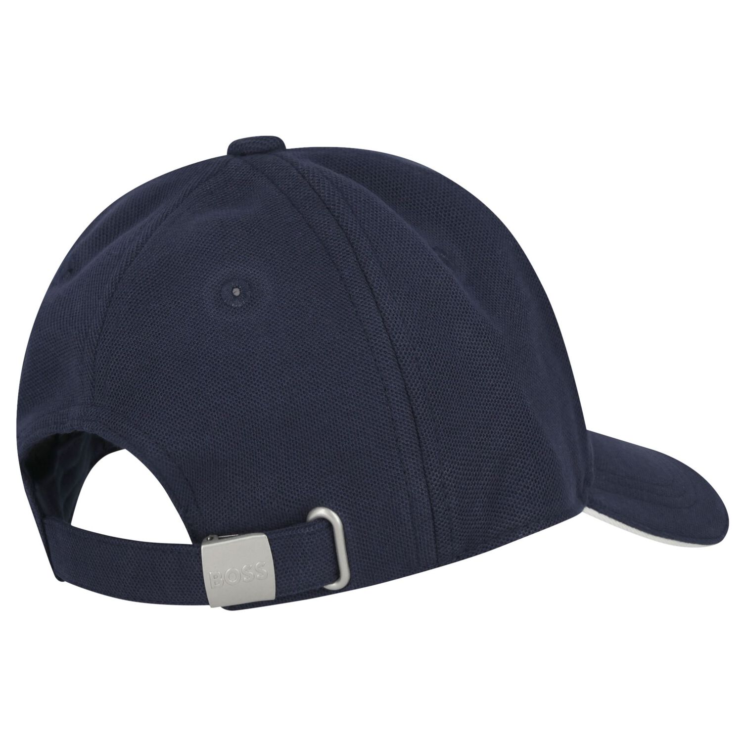 Boys Navy Blue Logo Cap, 1, hi-res